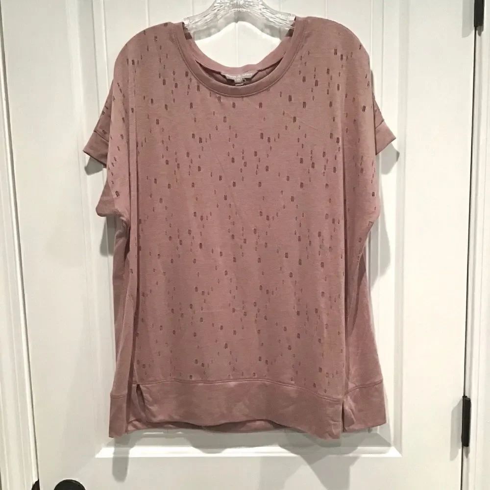 🌺3 FOR $20🌺 -- Harmony and Balance brushed Mauve yoga top 1X